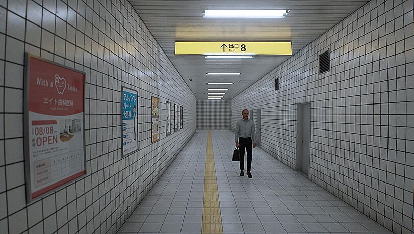 Das Indie-Spiel "The Exit 8" dient als Vorlage für den Kinofilm "Exit 8". Das Indie-Spiel "The Exit 8" dient als Vorlage für den Kinofilm "Exit 8".