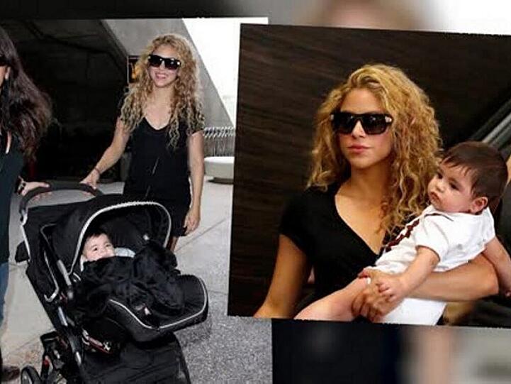 Strahlend schöne Mama - Shakira mit Sohn Milan