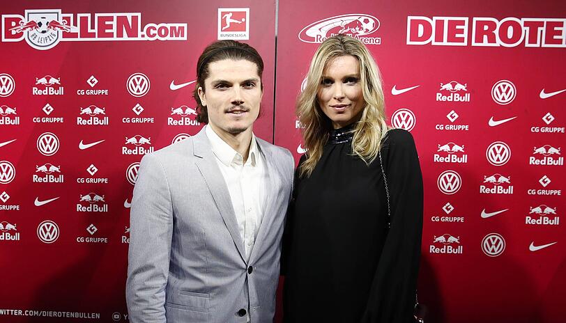 Sommerneuzugang Marcel Sabitzer hat mit Ehefrau Katja Kühne ebenfalls bereits ein Kind. Im April 2019 kam Töchterchen Mary-Lou auf die Welt.