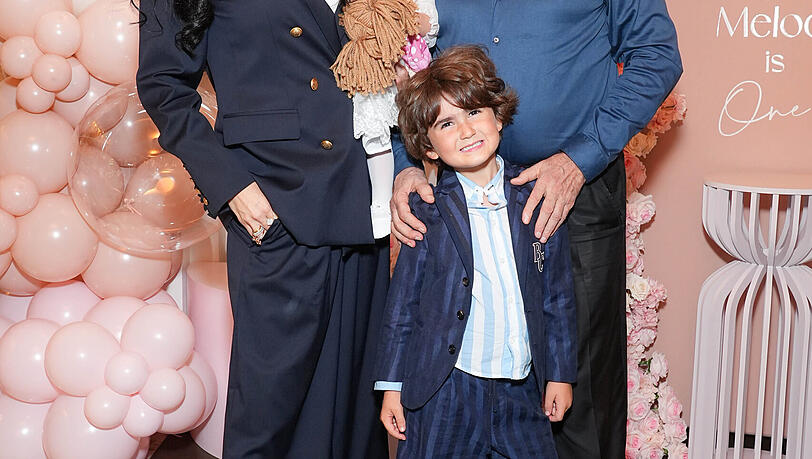 Rafaella Nussbaum und Jack White mit ihren Kindern Maxi und Angelina.