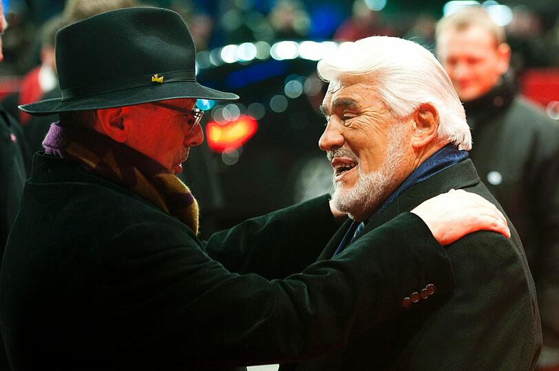 Berlinale-Chef Dieter Kosslick mit Mario Adorf.
