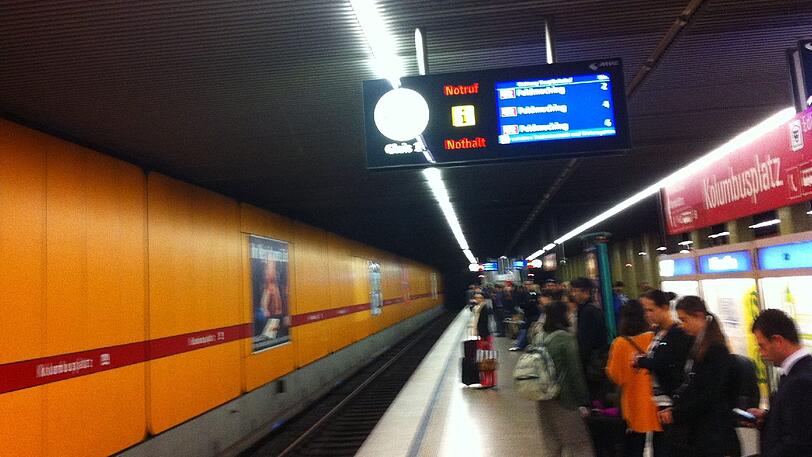 Für die Fahrgäste der U1 ist in den nächsten Tagen am Kolumbusplatz bzw. am Sendlinger Tor Schluss.