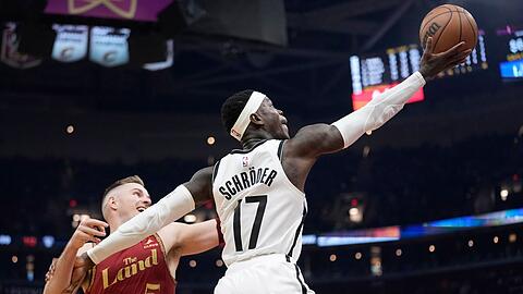 Dennis Schröder erzielte 17 Punkte für die Brooklyn Nets.
