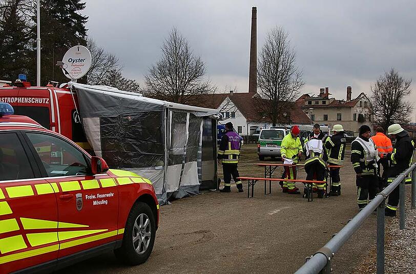 Bilder vom Bomben-Fundort in Mühldorf. Während Bauarbeiten wurde eine rund 80 Kilogramm schwere Fliegerbombe entdeckt.