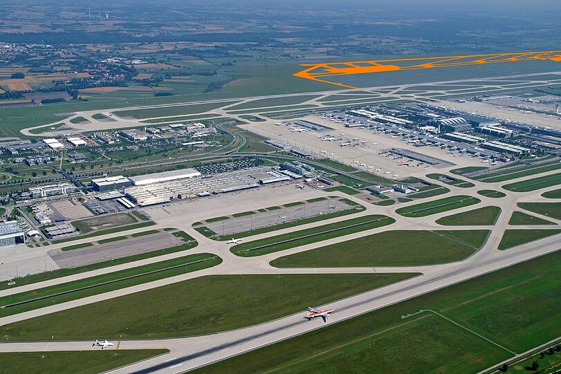 Hier soll sie liegen: die dritte Startbahn.