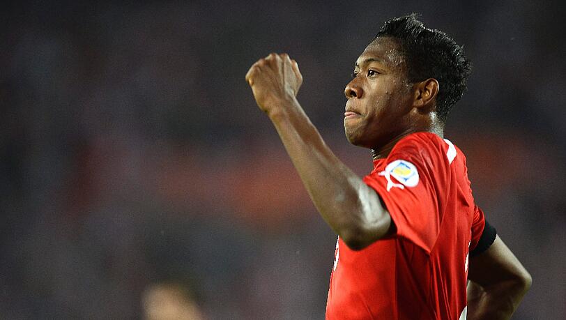 Brachte die Östereicher in Führung: Bayern-Spieler David Alaba. Brachte die Östereicher in Führung: Bayern-Spieler David Alaba.
