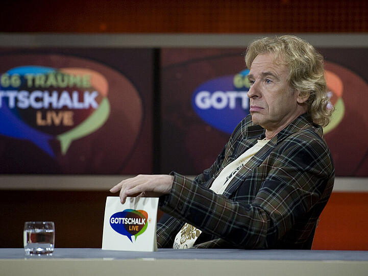 Nichts als Trübsal: Thomas Gottschalk hatte 2012 mit "Gottschalk live!" einen veritablen Flop gelandet