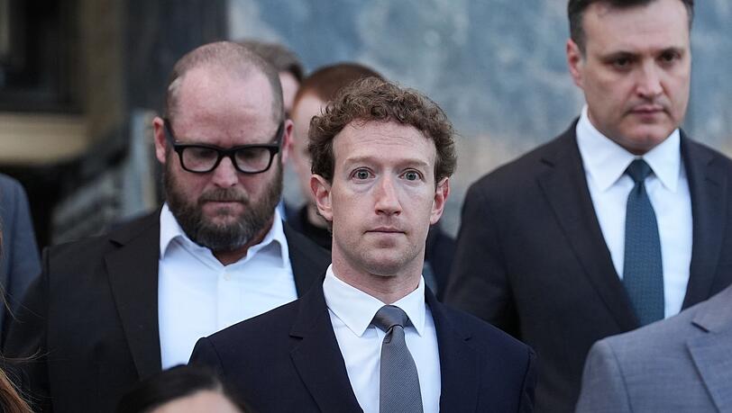 Auch Meta-Chef Mark Zuckerberg wurde in dem Prozess vor Geschworenen befragt. (Archivbild)