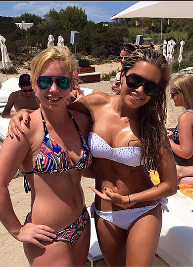 Sommer, Sonne, Sonnenschein: Sylvie Meis macht Urlaub am Mittelmeer.