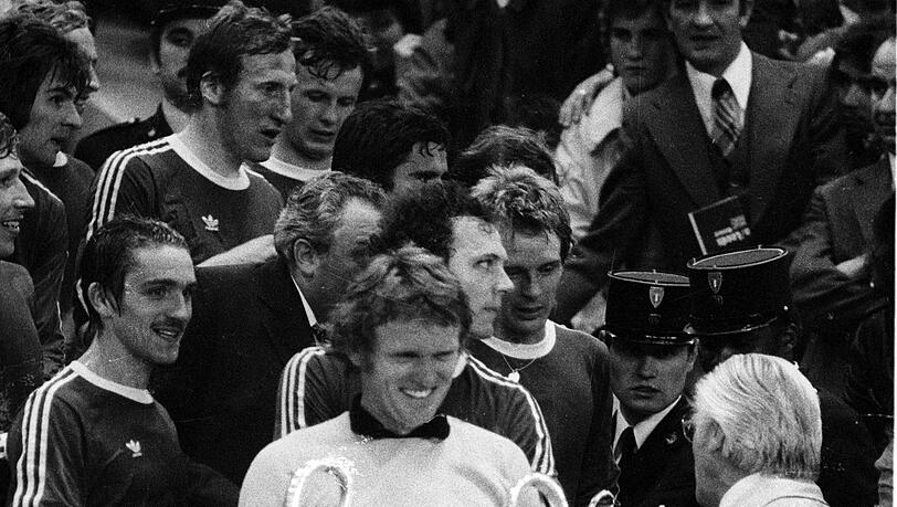 Europas Könige im Jahr 1975: Die Bayern um Sepp Maier (M.). Europas Könige im Jahr 1975: Die Bayern um Sepp Maier (M.).