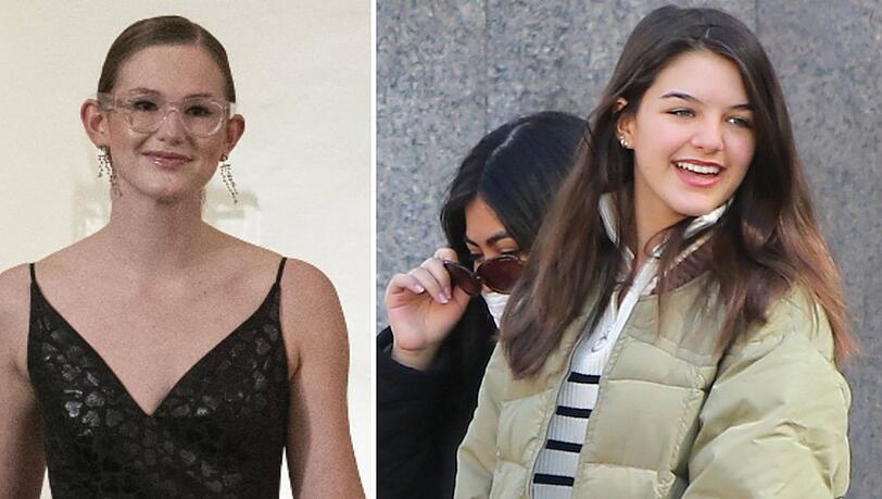 Violet Affleck (l.) und Suri Cruise gehen im Herbst an die Uni.