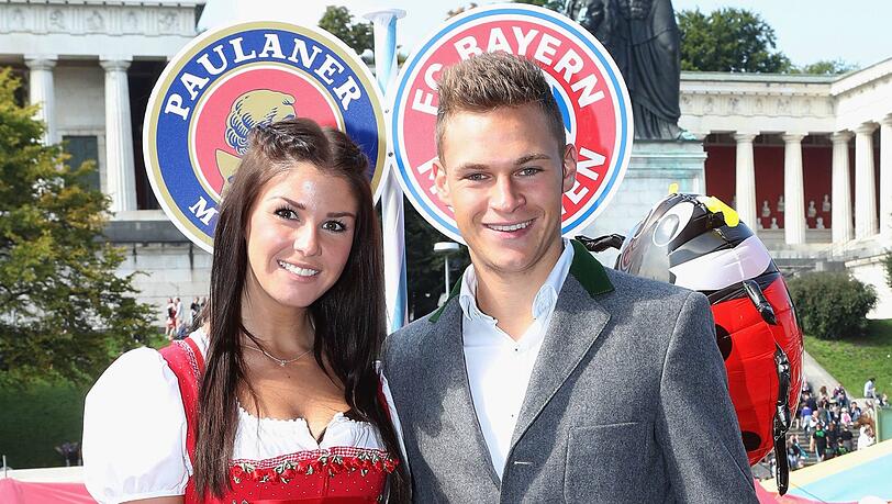 Sind seit 2013 ein Paar: Joshua Kimmich und Lina Meyer.