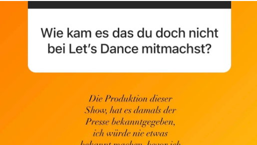 Natalie Volk macht ihrem Ärger über Let's Dance via Instagram Luft.