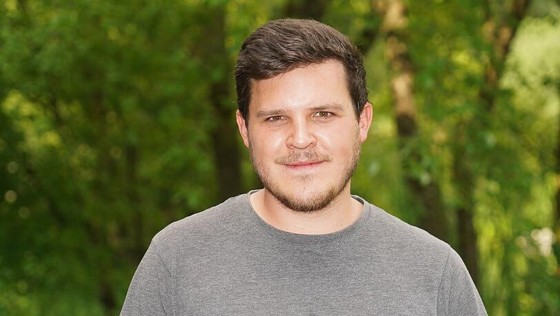 Juso-Chef Benedict Lang beim Fototermin mit der AZ. Juso-Chef Benedict Lang beim Fototermin mit der AZ.