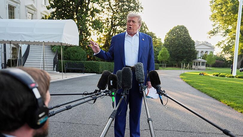 US-Präsident Donald Trump will nach eigenen Worten keine Machtwechsel im Iran erreichen.