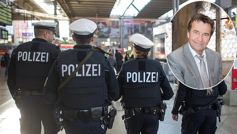 Die Bundespolizei patrouilliert am Hauptbahnhof. Geht es nach der CSU, soll an Angst-Orten wie dem Bahnhof ebenfalls ein bewaffneter Ordnungsdienst für ein höheres Sicherheitsempfinden sorgen. Der KVR-Chef Thomas Böhle hält wenig davon. Die Bundespolizei patrouilliert am Hauptbahnhof. Geht es nach der CSU, soll an Angst-Orten wie dem Bahnhof ebenfalls ein bewaffneter Ordnungsdienst für ein höheres Sicherheitsempfinden sorgen. Der KVR-Chef Thomas Böhle hält wenig davon.