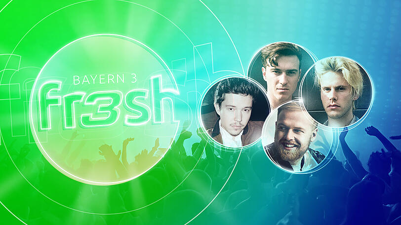 Nico Santos, Ofenbach und Tom Walker sorgen bei beim Musikfestival "Bayern 3 fresh" für musikalischen Hochglanz.