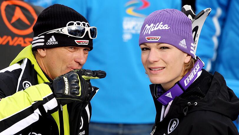 Mit dem Gesamtergebnis des DSV-Teams ist Wolfgang Maier "nicht ganz zufrieden" - außer mit Maria Riesch Mit dem Gesamtergebnis des DSV-Teams ist Wolfgang Maier "nicht ganz zufrieden" - außer mit Maria Riesch
