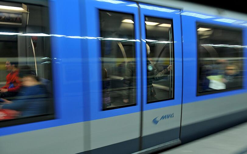 Die U-Bahnwache griff in die Auseinandersetzung ein.