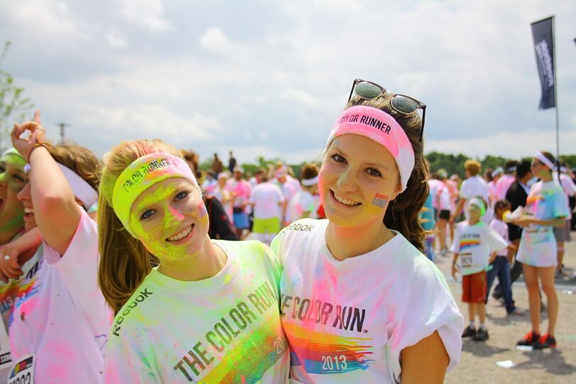 Bunter geht's nicht: Der Color Run in Riem. Die Bilder.