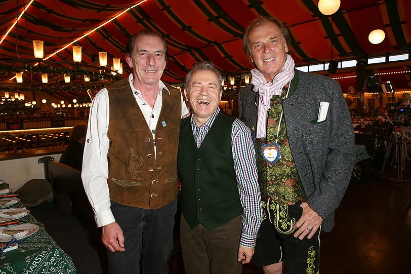 Bayern-Power (v. l.): Stefan Zauner (Münchener Freiheit), Günther Sigl (Spider Murphy Gang) und Wolfgang Fierek.