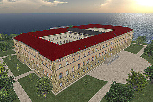 Schöne Aussichten für Büchernarren. In der virtuellen Welt  liegt die Staatsbibliothek am Meer.