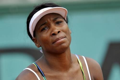 Bild des Jammers: Venus Williams.