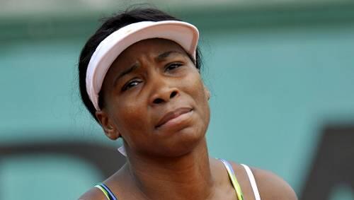 Bild des Jammers: Venus Williams. Bild des Jammers: Venus Williams.