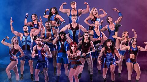 Die Gladiatoren aus "Gladiators - Die Show der Giganten".