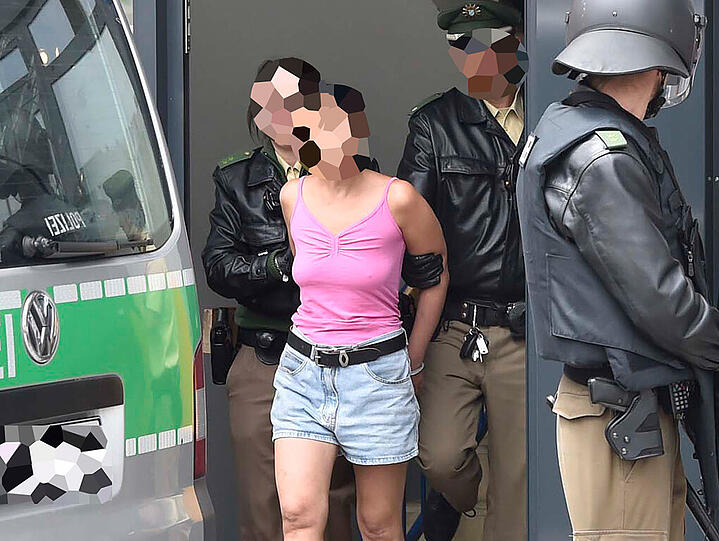 Die SEK setzte am Freitagmittag eine Frau am Giesinger Bahnhof fest.
