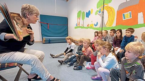 Mei, san die liab: Bairisch-Unterricht im Kindergarten St. Franz Xaver in München.