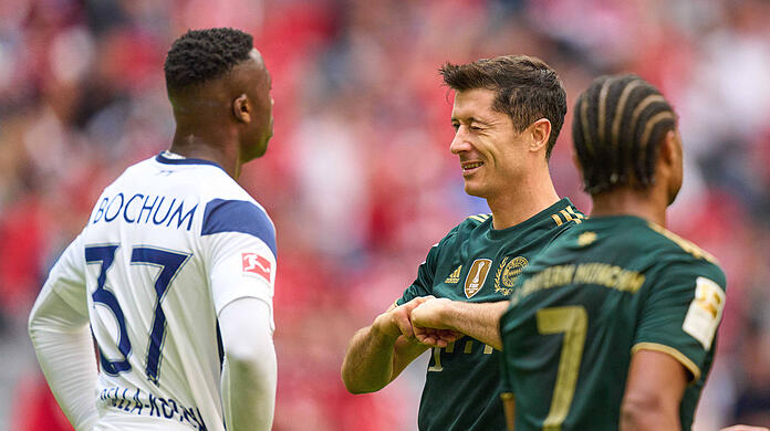 Im Hinspiel gegen den VfL Bochum erzielte Robert Lewandowski einen Treffer.