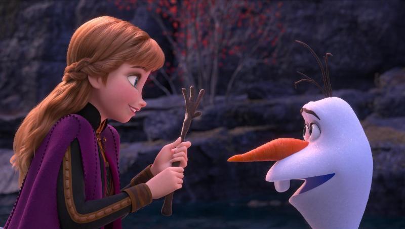 Anna und der Schneemann Olaf begeistern weltweit die Zuschauer. Anna und der Schneemann Olaf begeistern weltweit die Zuschauer.