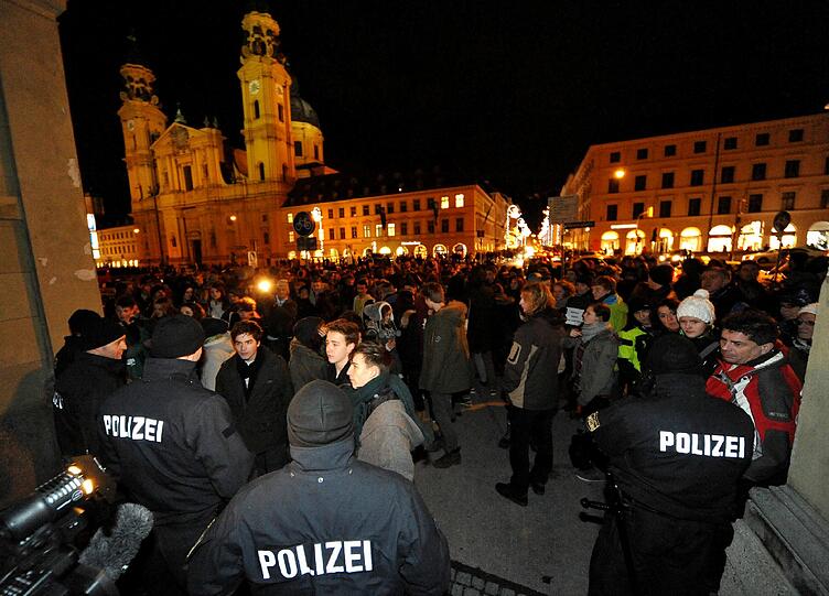 Flashmob in München: Die Bilder