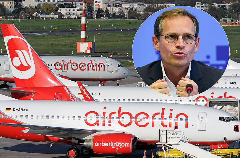 Setzt sich für die schwächelnde Fluggesellschaft Air Berlin ein: Berlins Regierender Bürgermeister Michael Müller.