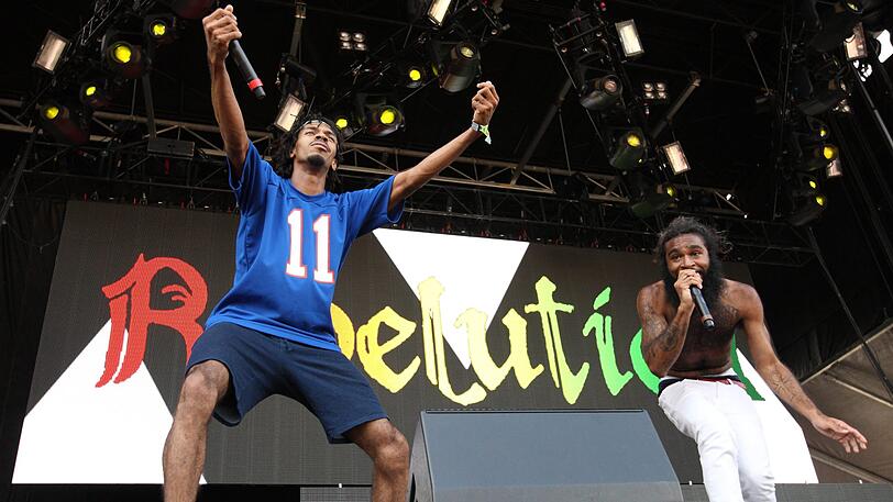 Die New Yorker Band Flatbush Zombies werden von deutschen Medien weitgehend ignoriert - die Alte Kongresshalle füllen konnten sie trotzdem.
