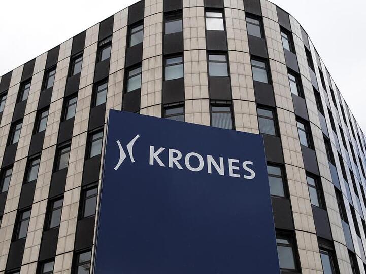 Das Verwaltungsgebäude der Krones AG. Foto: Armin Weigel/Archivbild