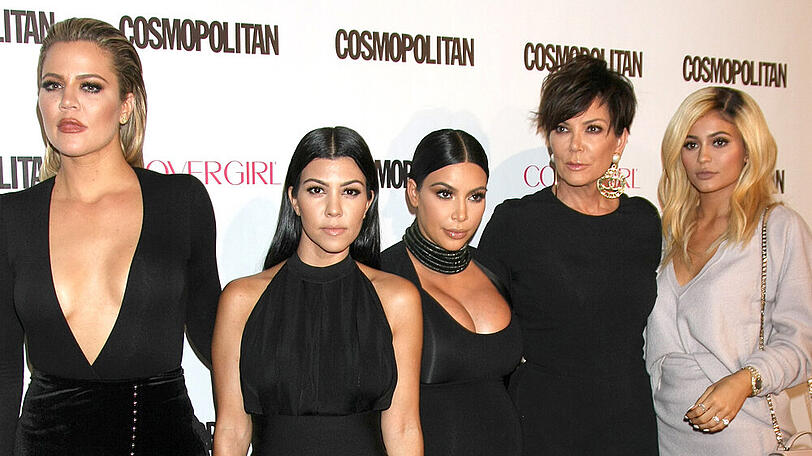 Ein Teil des Kardashian-Jenner-Clans (v.l.): Khloé Kardashian, Kourtney Kardashian, Kim Kardashian West, Kris Jenner und Kylie Jenner