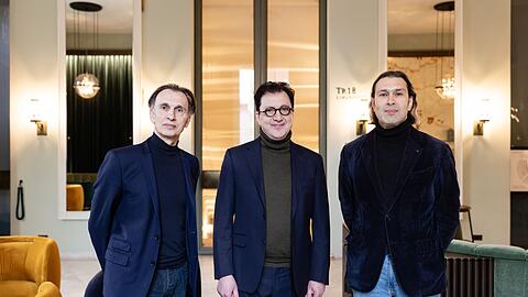 Die drei Chefs Hilaire, Dorny und Jurowski (v.l.).