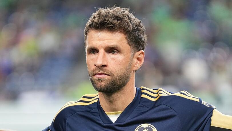 Thomas Müller spielt seit August in Kanada - und trägt einen neuen Look mit Bart.