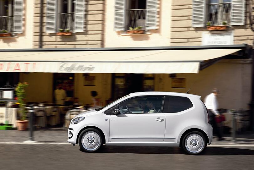 Klare Linien, freundliches Gesicht: Der VW Up bringt frischen Wind ins Kleinstwagen-Segment.