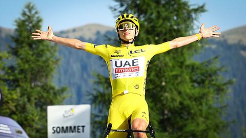 Pogacar holt sich bereits seinen fünften Etappensieg bei der diesjährigen Tour.
