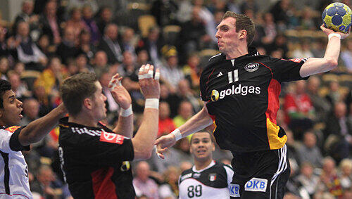 Holger Glandorf holt zum Wurf aus. Holger Glandorf holt zum Wurf aus.