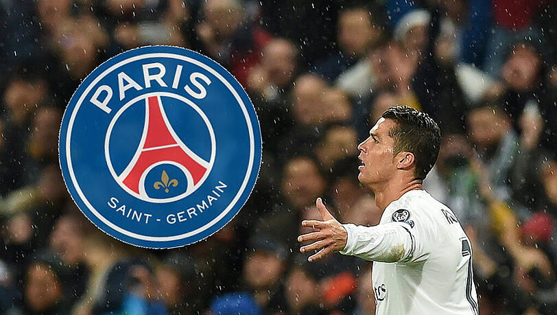 Cristiano Ronaldo soll dem PSG-Boss ein Versprechen gegeben haben. Cristiano Ronaldo soll dem PSG-Boss ein Versprechen gegeben haben.