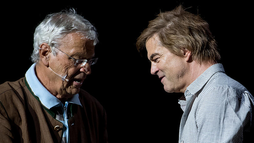 Campino mit Gerhard Polt bei einem Konzert der Well-Brüder 2017 in München. Campino mit Gerhard Polt bei einem Konzert der Well-Brüder 2017 in München.