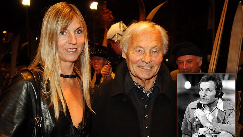 Inniges Verhältnis: Harry Valérien mit seiner Tochter Tanja 2005. Kleines Bild: Die Reporter-Legende 1973. Inniges Verhältnis: Harry Valérien mit seiner Tochter Tanja 2005. Kleines Bild: Die Reporter-Legende 1973.