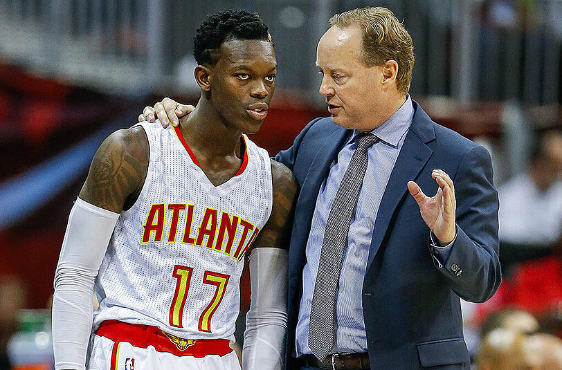 Dennis Schröder, deutscher Nationalspieler in der NBA, spielt bei den Atlanta Hawks.