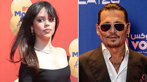 Jenna Ortega und Johnny Depp sind sich offenbar noch nie begegnet.