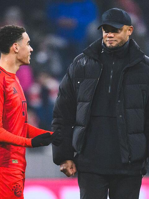 Das Comeback von Musiala (l) naht. (Archivbild)