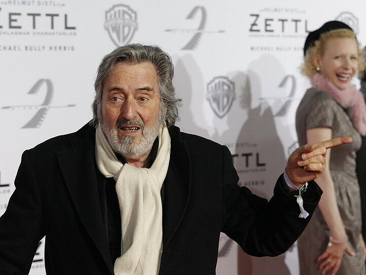Helmut Dietl 2012 auf der Premiere seines letzten Filmes "Zettl"